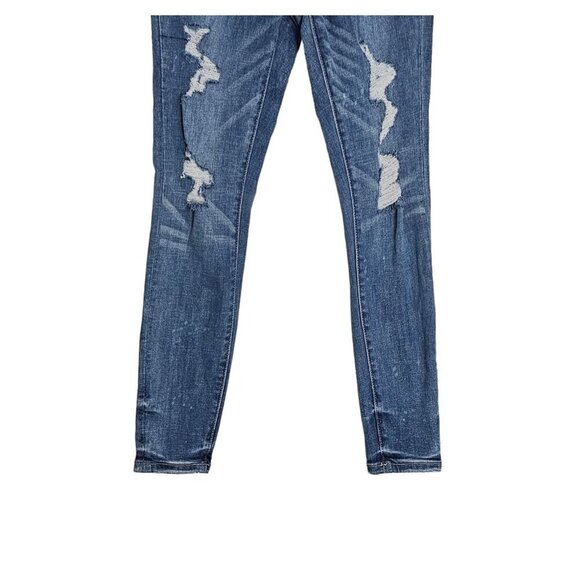 Women's - Judy Blue Distressed Skinny Jeans, Size 3/26 - Picture 3 of 9